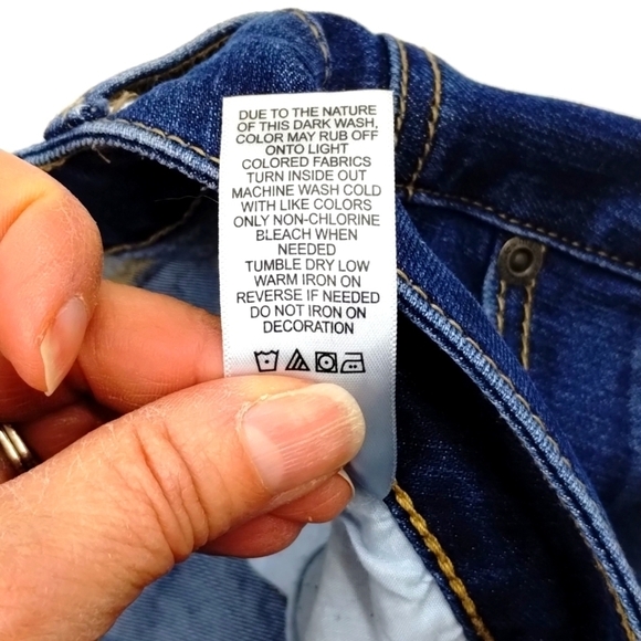 Maurices size 9 10 reg straight leg no distressing medium-dark wash maurice's - Picture 7 of 11